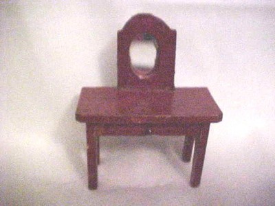 antique wooden doll house